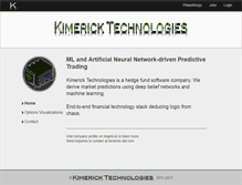 Tablet Screenshot of kimerick.com
